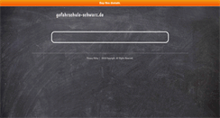 Desktop Screenshot of gofahrschule-schwarz.de